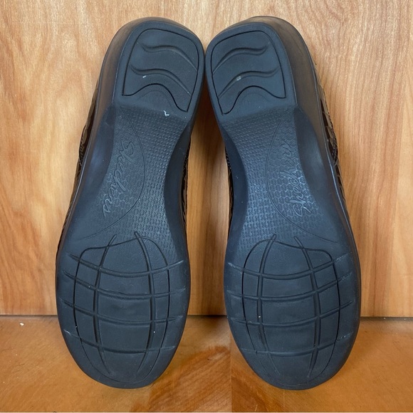 Womens 9 Skechers Flexibles Divider Slip On Clogs Black SEF0524 - Picture 7 of 8